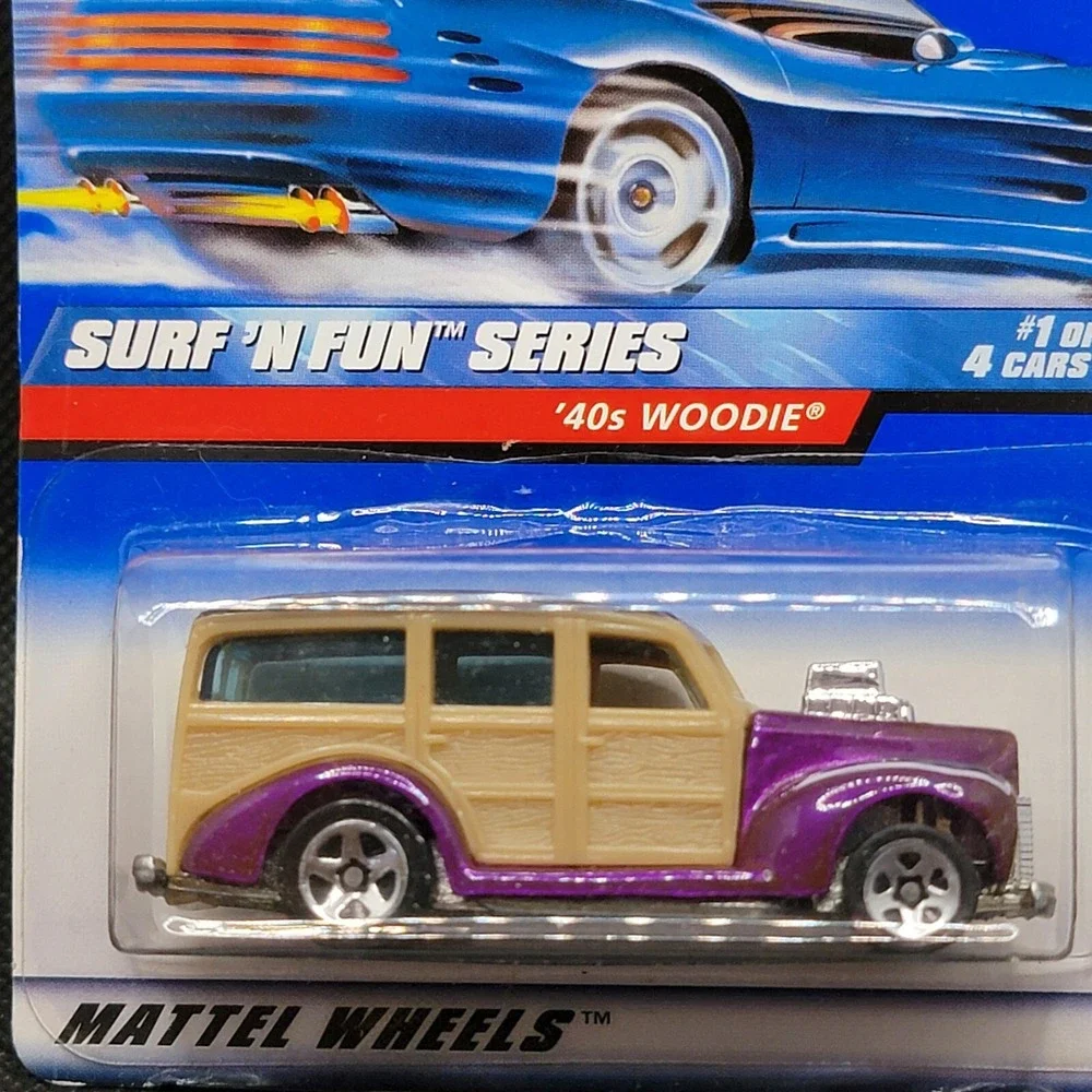 Hot Wheels Surf 'n Fun Series, 40's Woodie #1 of 4 Brand New